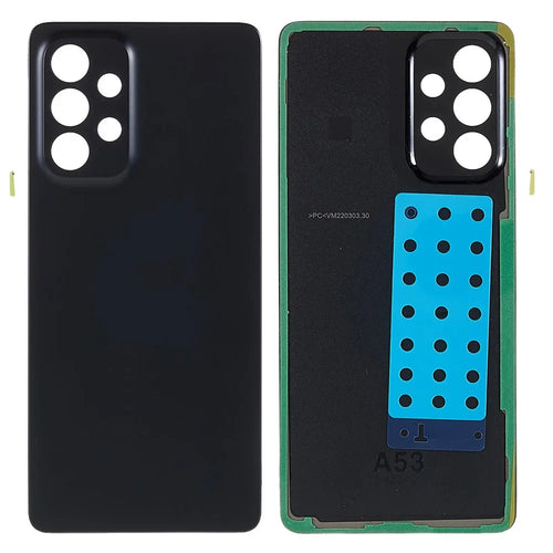 For Samsung Galaxy A53 5G A536 OEM Plastic Battery Back Cover Replacement Parts - Black - 1
