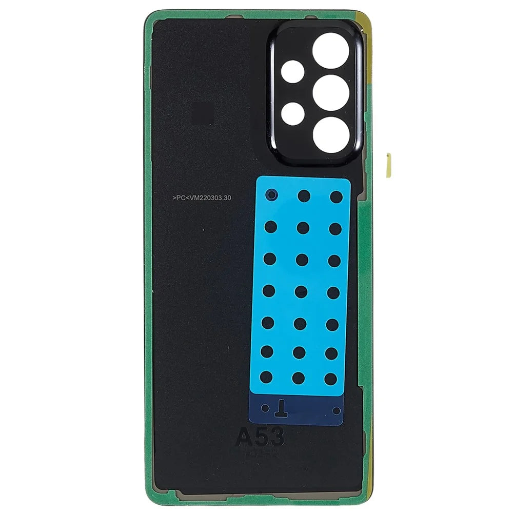 For Samsung Galaxy A53 5G A536 OEM Plastic Battery Back Cover Replacement Parts - Black - 3
