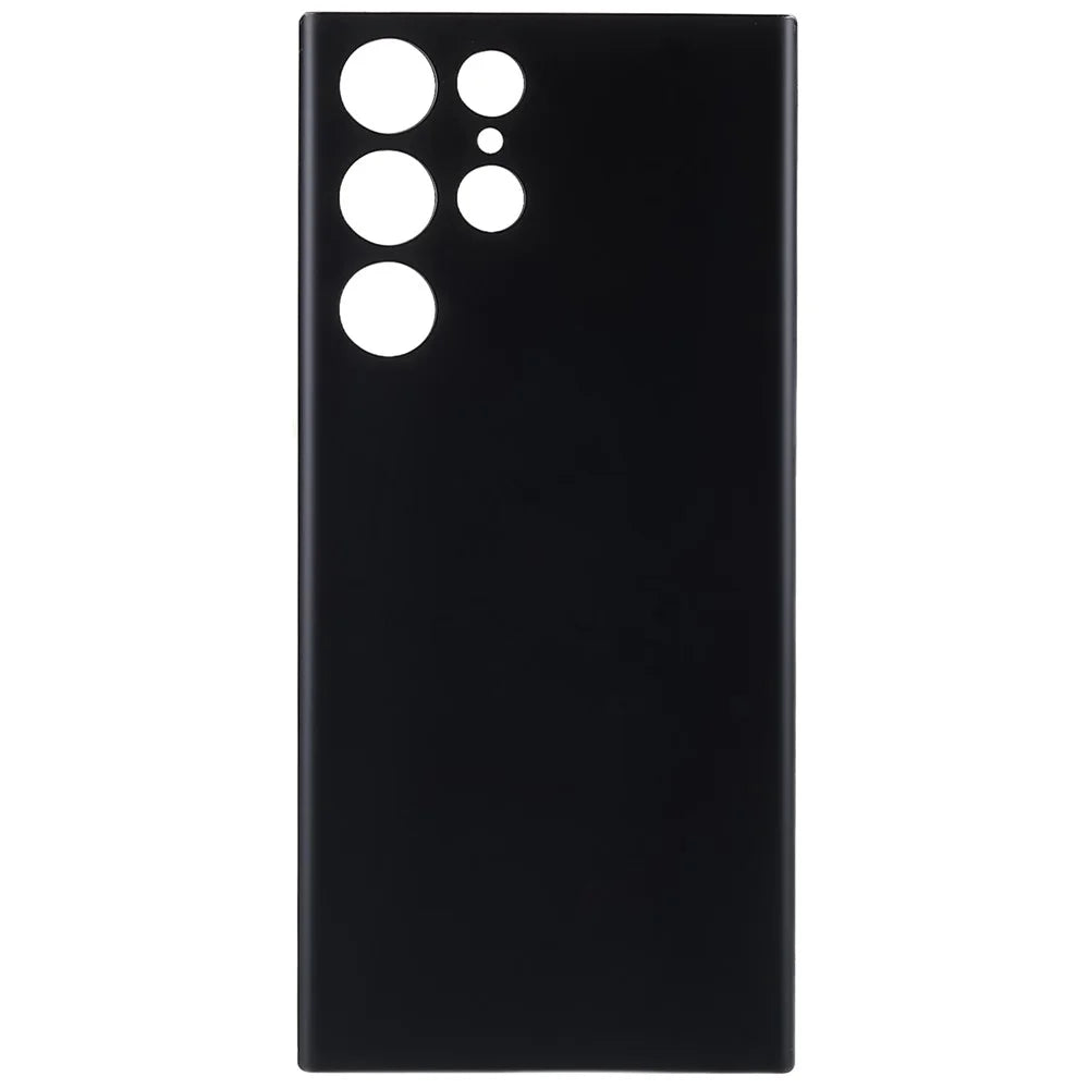 For Samsung Galaxy S22 Ultra 5G S908 Battery Housing Cover with Adhesive Sticker Replacement Parts - Black - 2