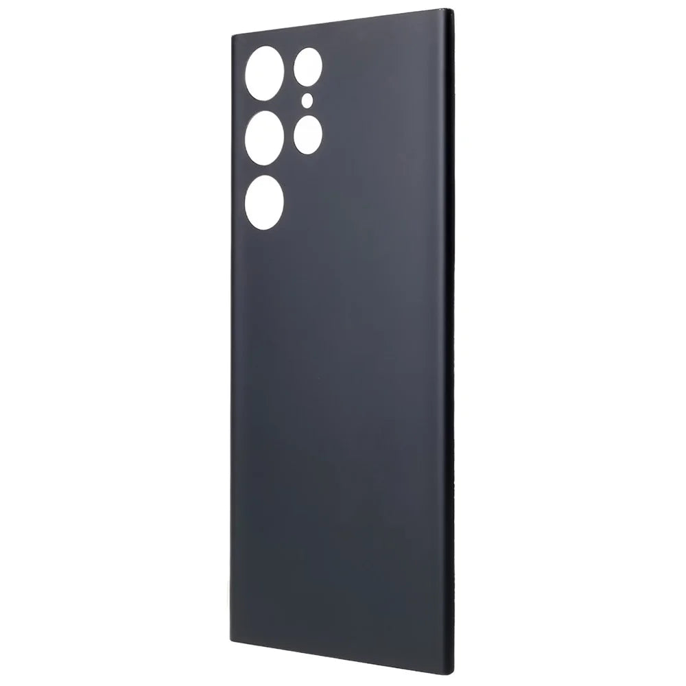 For Samsung Galaxy S22 Ultra 5G S908 Battery Housing Cover with Adhesive Sticker Replacement Parts - Black - 3