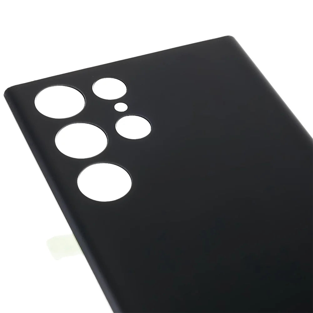 For Samsung Galaxy S22 Ultra 5G S908 Battery Housing Cover with Adhesive Sticker Replacement Parts - Black - 6