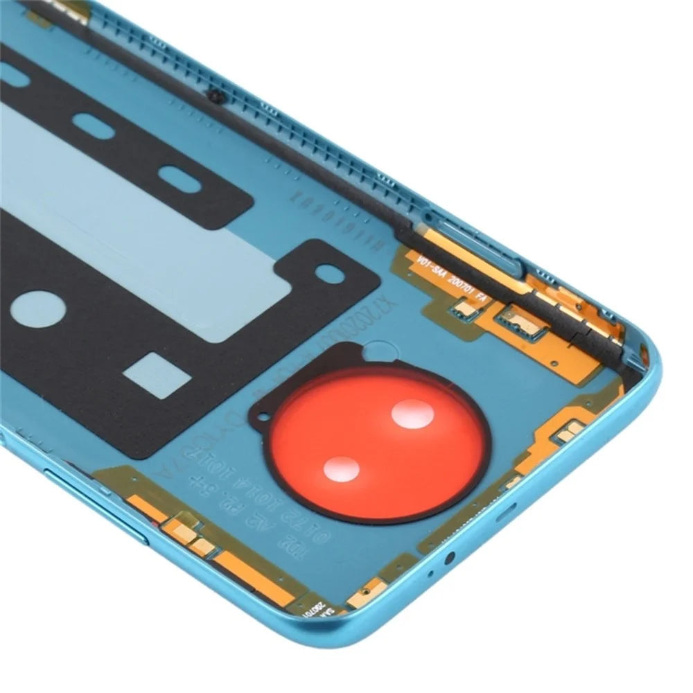 For Xiaomi Redmi Note 9 5G/Redmi Note 9T 5G, M2007J22G M2007J22C Back Battery Housing Cover Replacement Parts - Green - 2