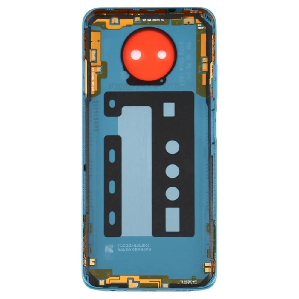 For Xiaomi Redmi Note 9 5G/Redmi Note 9T 5G, M2007J22G M2007J22C Back Battery Housing Cover Replacement Parts - Green - 4