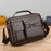 WEIXIER D235 Men's Messenger Bag Business PU Leather Crossbody Bag Fashionable Travel Bag Water-resistant Travel Accessories - Brown - 4