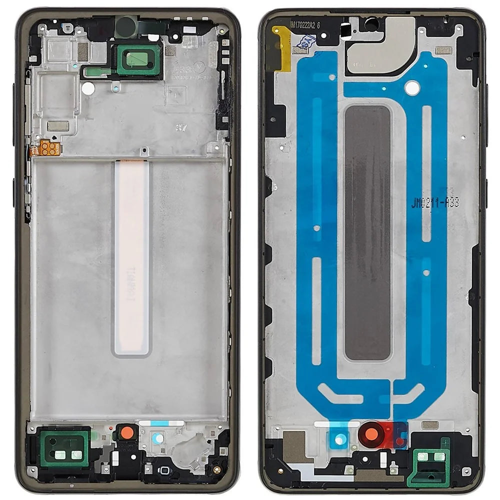 For Samsung Galaxy A33 5G A336B OEM Front Housing Frame Repair Part (without Logo) - Black - 1