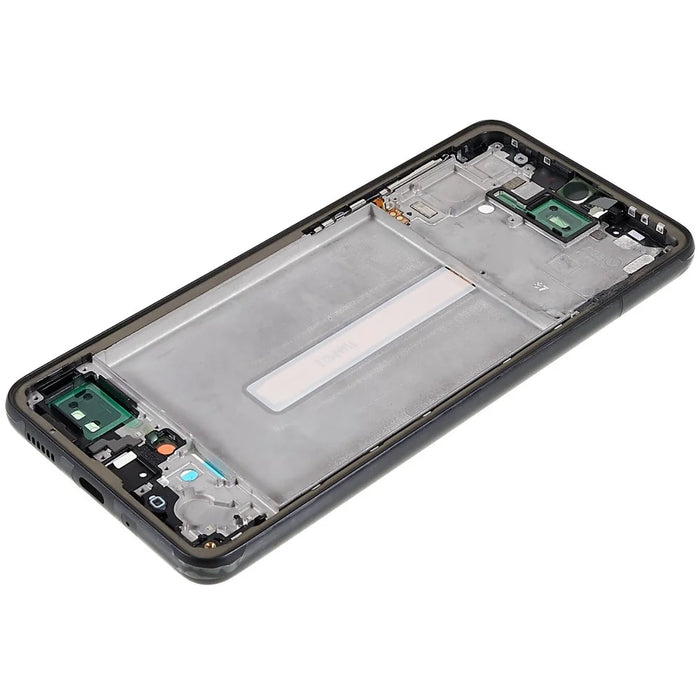 For Samsung Galaxy A33 5G A336B OEM Front Housing Frame Repair Part (without Logo) - Black - 6