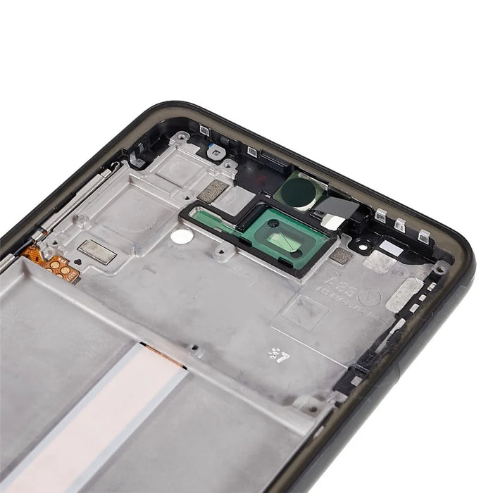 For Samsung Galaxy A33 5G A336B OEM Front Housing Frame Repair Part (without Logo) - Black - 7