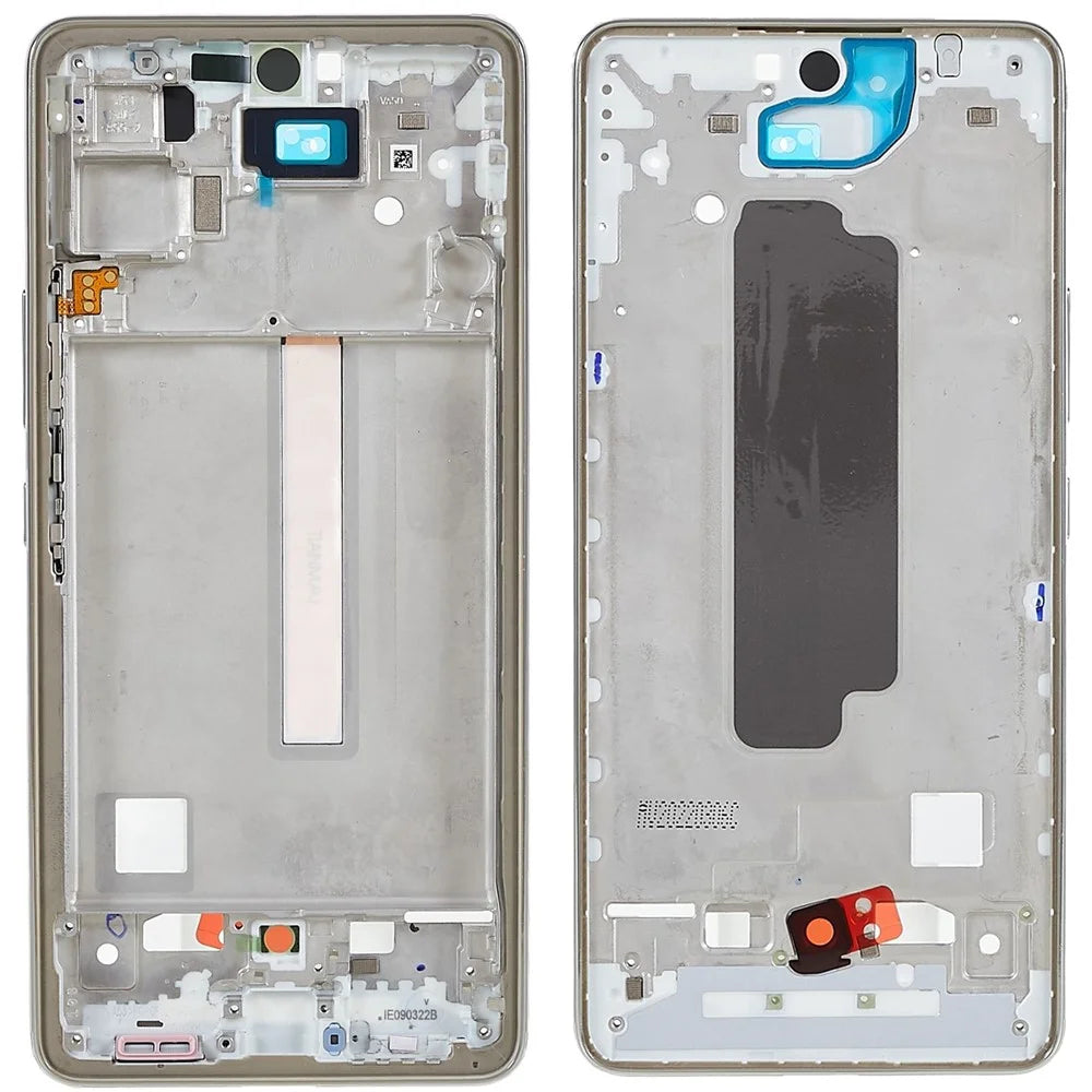 For Samsung Galaxy A53 5G A536B OEM Front Housing Frame Repair Part (without Logo) - White - 1