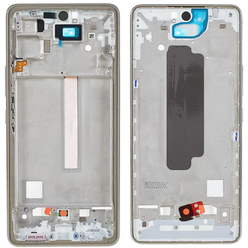 For Samsung Galaxy A53 5G A536B OEM Front Housing Frame Repair Part (without Logo) - White - 1