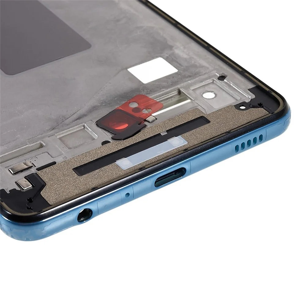 For Samsung Galaxy A72 4G A725F OEM Front Housing Frame Repair Part (without Logo) - Awesome Blue - 5