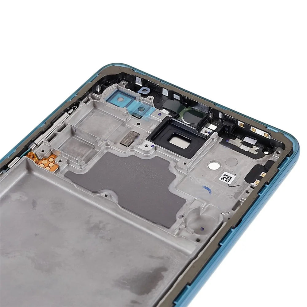 For Samsung Galaxy A72 4G A725F OEM Front Housing Frame Repair Part (without Logo) - Awesome Blue - 7