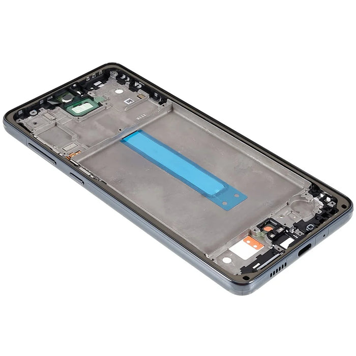 For Samsung Galaxy A73 5G A736B OEM Front Housing Frame Repair Part (without Logo) - Grey - 4