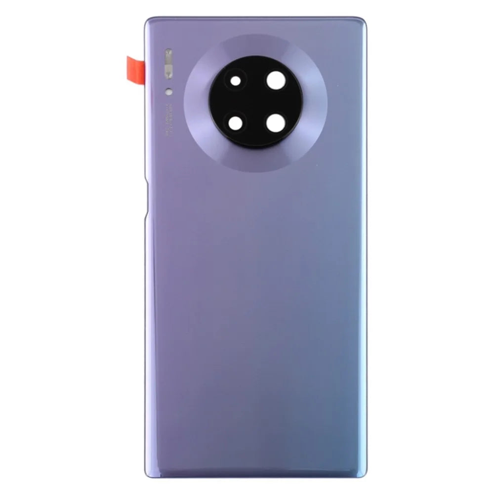 For Huawei Mate 30 Pro 4G/5G Battery Housing Back Cover with Camera Ring Lens Cover Replacement (without Logo) - Silver - 2