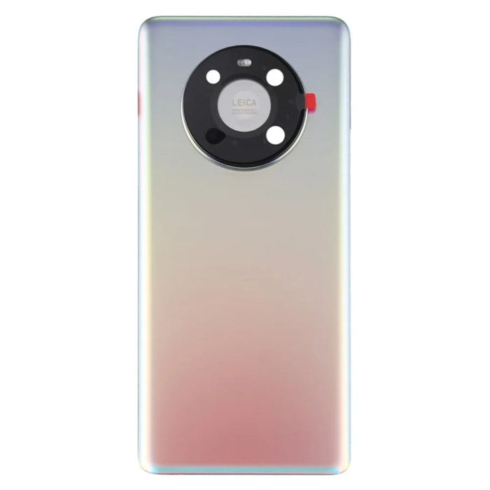 For Huawei Mate 40 Battery Housing Back Cover with Camera Ring Lens Cover Replacement (without Logo) - Silver - 2