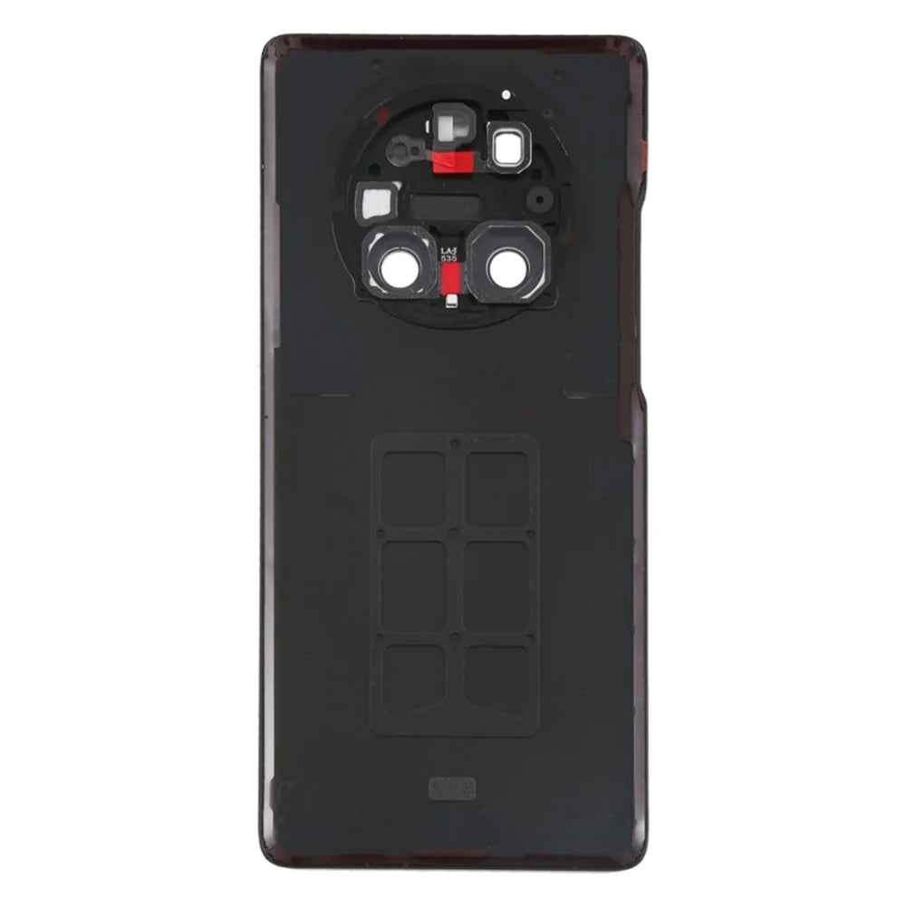 For Huawei Mate 40 Pro 4G/5G Battery Housing Back Cover with Camera Ring Lens Cover Replacement (without Logo) - White - 3