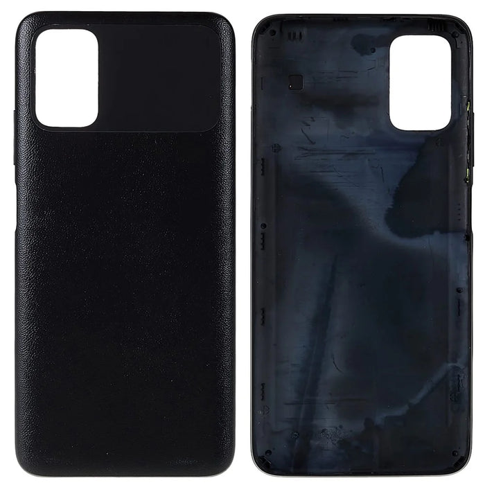 For Xiaomi Poco M3 4G OEM Battery Door Cover Replacement Part - Black - 1