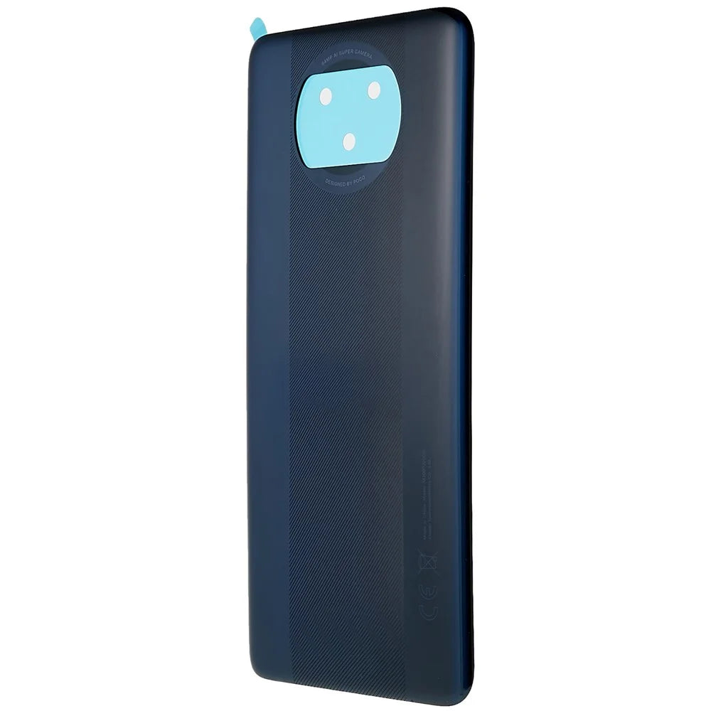 For Xiaomi Poco X3/Poco X3 NFC M2007J20CG, M2007J20CT OEM Battery Door Cover Replacement Part - Black - 4