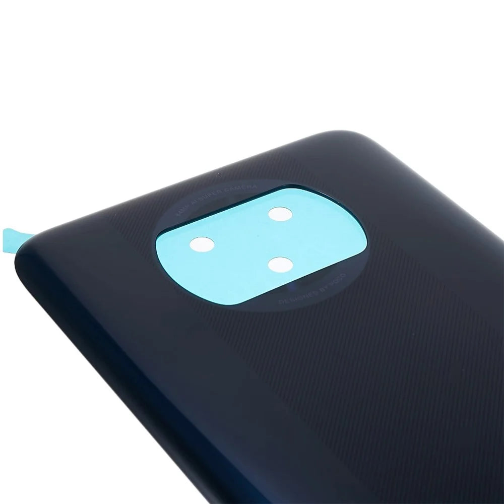 For Xiaomi Poco X3/Poco X3 NFC M2007J20CG, M2007J20CT OEM Battery Door Cover Replacement Part - Black - 6