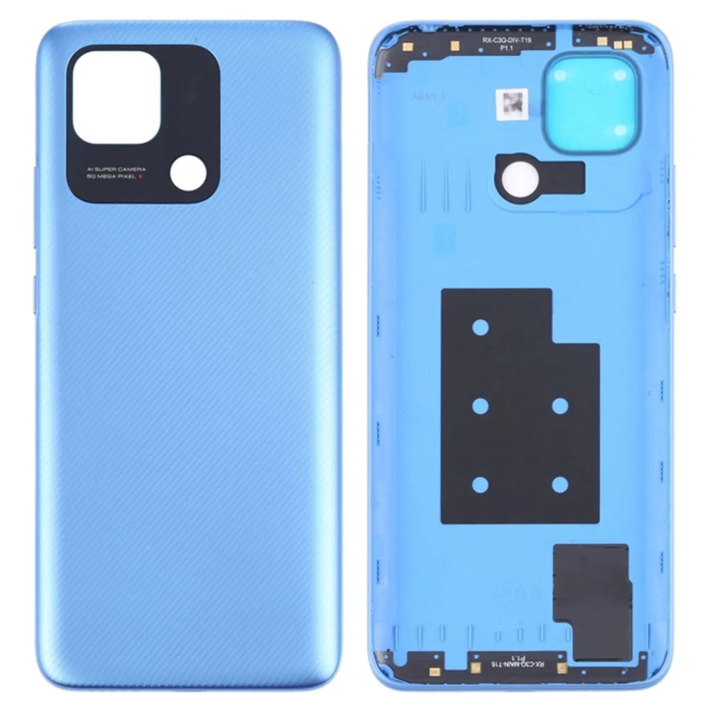 For Xiaomi Redmi 10C 4G / 10 (India) 4G / 10 Power OEM Battery Door Cover Replacement Part - Blue - 1