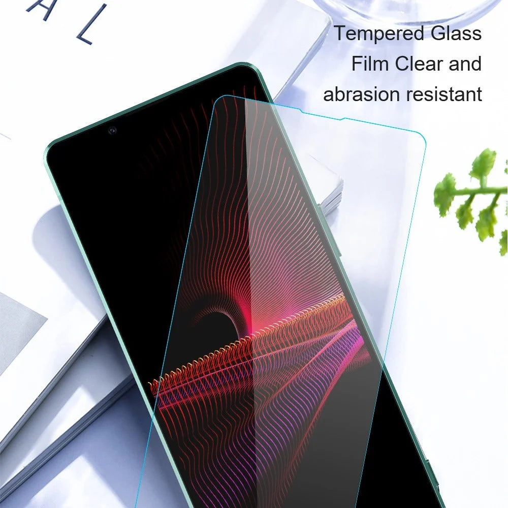 AMORUS High Aluminum-silicon Glass Film for Sony Xperia Pro-I, 2.5D Arc Edge High Definition Screen Protector - 4