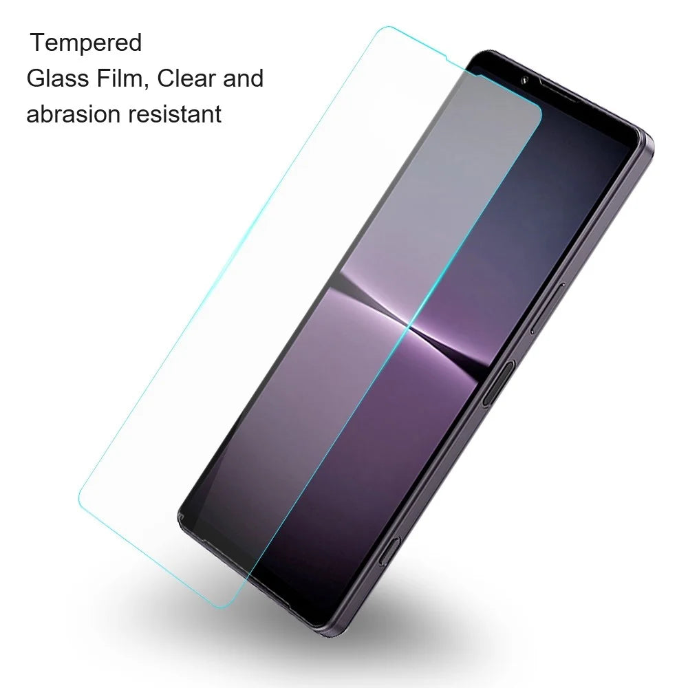 AMORUS High Aluminum-silicon Glass Film for Sony Xperia Pro-I, 2.5D Arc Edge High Definition Screen Protector - 5