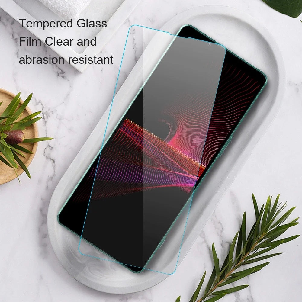 AMORUS High Aluminum-silicon Glass Film for Sony Xperia Pro-I, 2.5D Arc Edge High Definition Screen Protector - 6