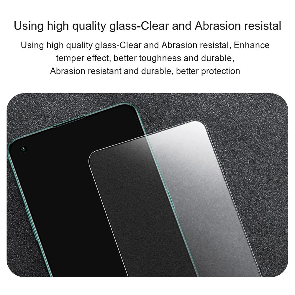 AMORUS High Aluminum-silicon Glass Screen Film for OnePlus 9 (EU / US Version), Anti-explosion 2.5D Arc Edge Screen Protector - 5