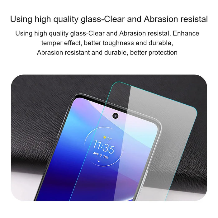 AMORUS For Motorola Moto G31/G41 High Aluminum-silicon Glass 2.5D Arc Edge Explosion-proof HD Clear Screen Protector - 7