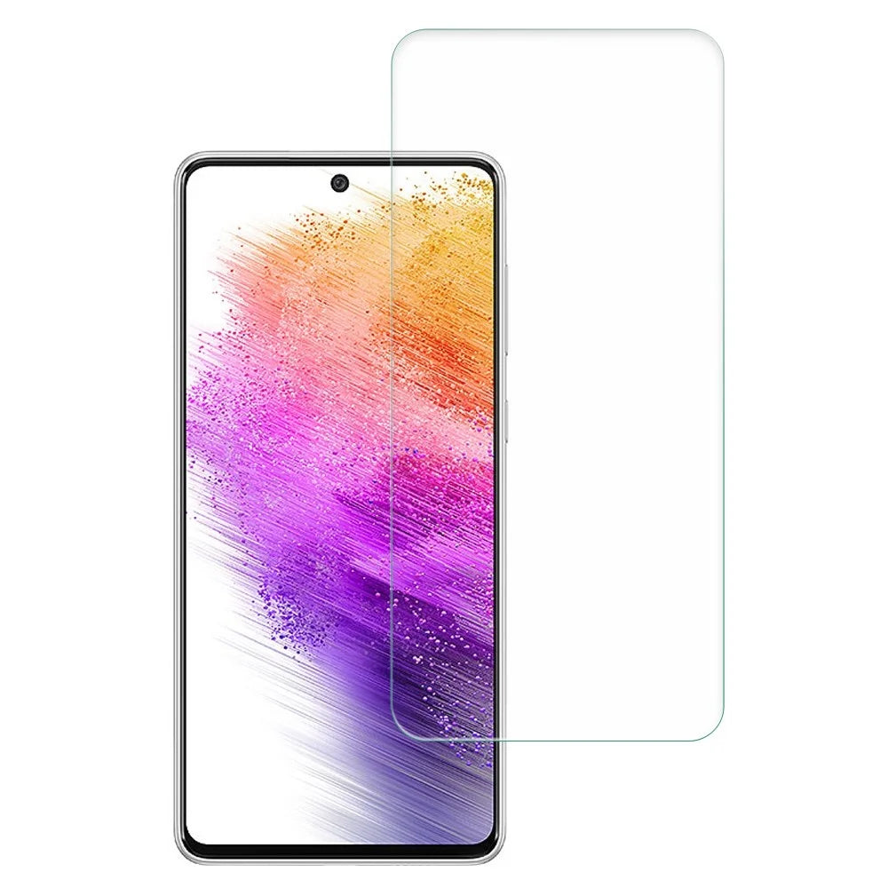 AMORUS For Samsung Galaxy A73 5G High Hardness High Aluminum-silicon Glass Film 2.5D Arc Edge Anti-oil Screen Protector - 1