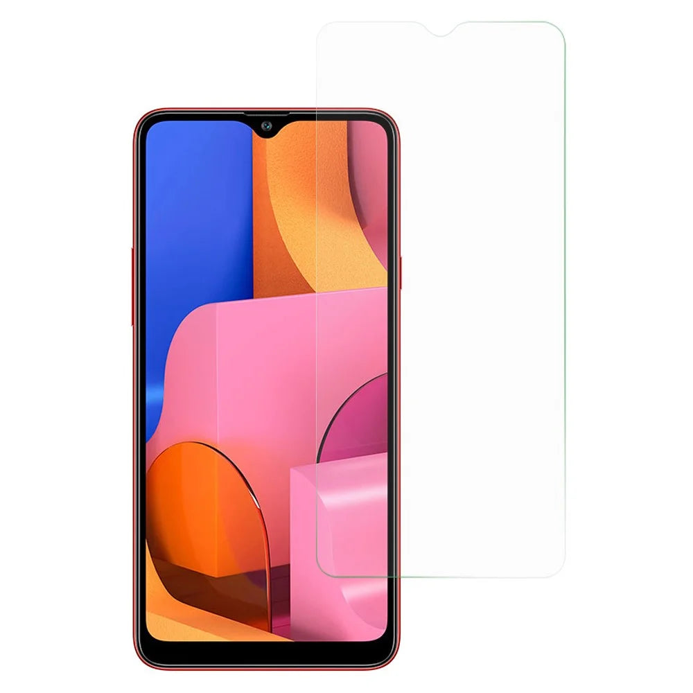 AMORUS For Samsung Galaxy A20s High Aluminum-silicon Glass HD Visual Film Anti-oil 2.5D Arc Edge Screen Protector - 1