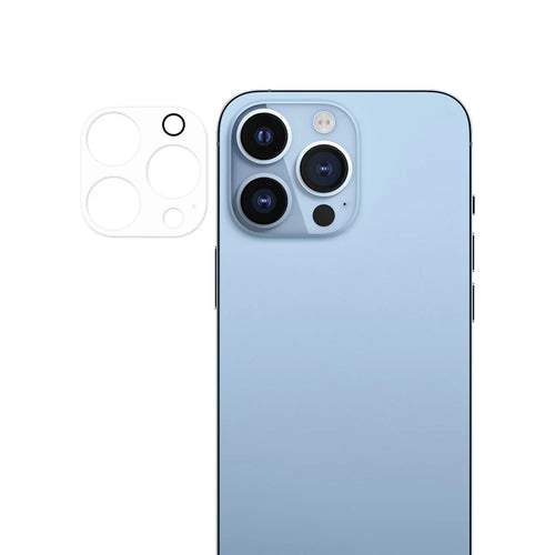 For iPhone 14 Pro 6.1 inch Rear Camera Lens Protector HD Clear Scratch Resistant Anti-explosion Tempered Glass Lens Film - 1