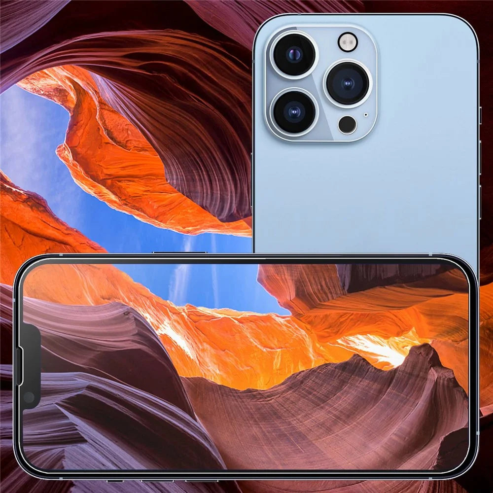 For iPhone 14 Pro 6.1 inch Rear Camera Lens Protector HD Clear Scratch Resistant Anti-explosion Tempered Glass Lens Film - 5