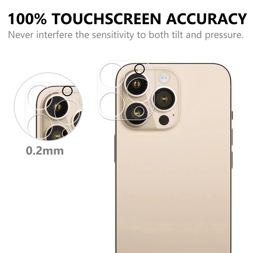 For iPhone 14 Pro Max 6.7 inch High Definition Camera Lens Protector Tempered Glass Anti-explosion Back Lens Film - 4