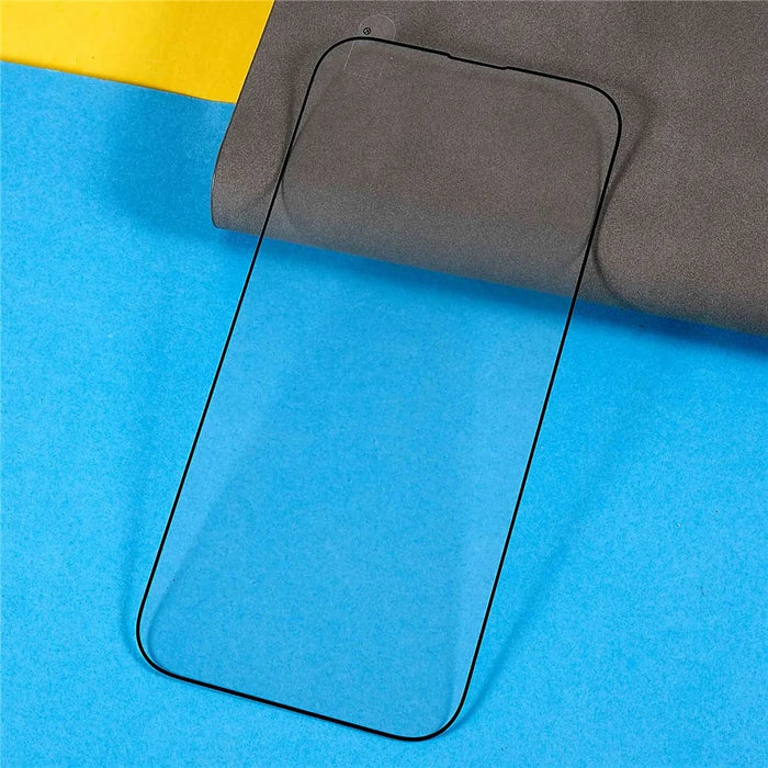 For iPhone 14 Pro 6.1 inch Secondary Strengthening Silk Printing High Aluminum-silicon Glass Full Glue Full Screen Protector - 3