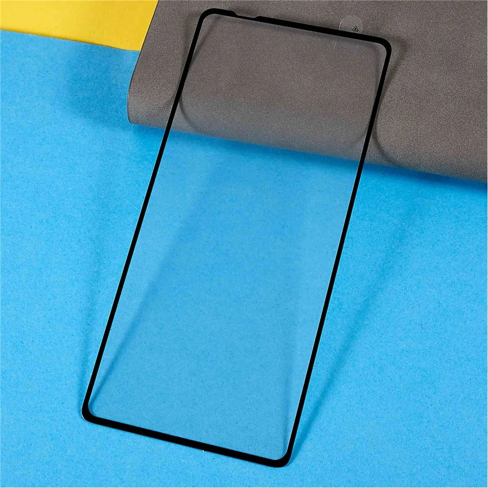 For Motorola Motorola Edge 30 Pro (Motorola Edge+ (2022)) 9H Anti-wear Tempered Glass Film Silk Printing Full Glue Secondary Hardening Full Coverage Screen Protector - 3