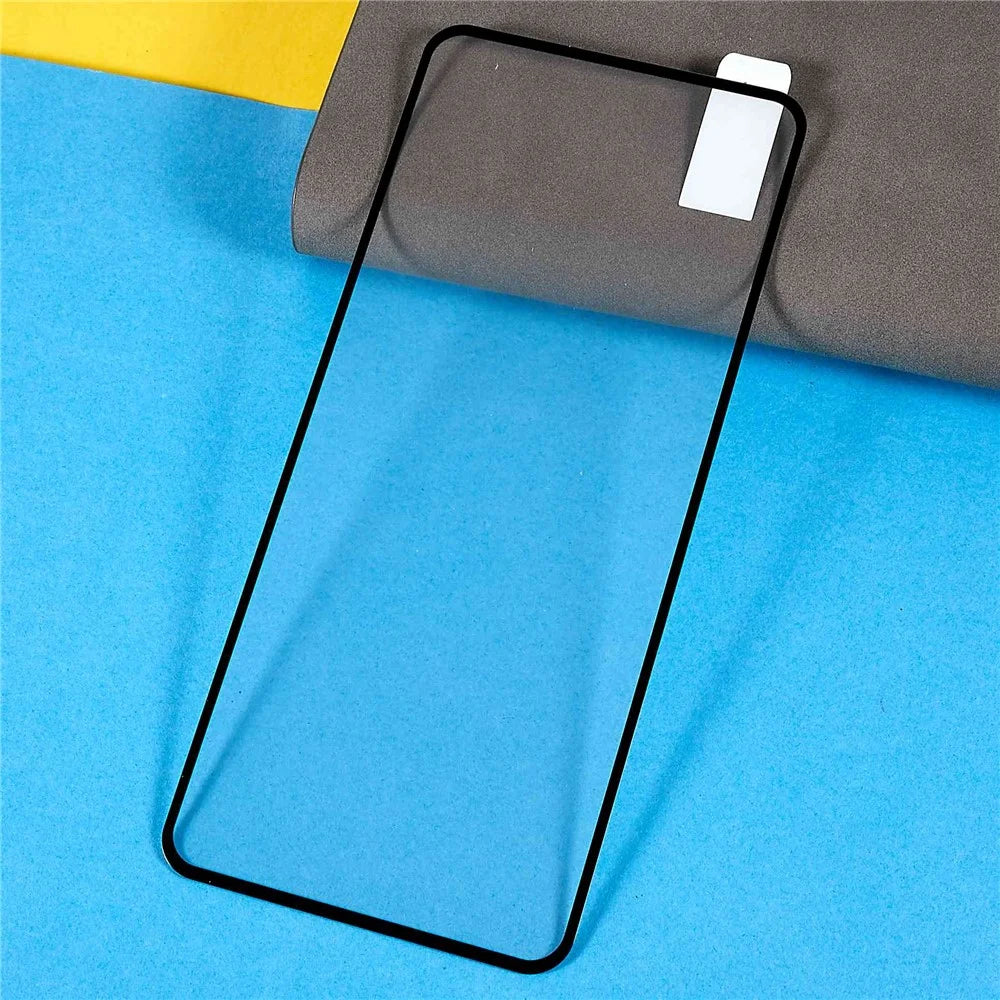 For Motorola Moto E32 4G Full Covering Anti-scratch Full Glue Silk Printing Tempered Glass Smartphone Screen Protector - 3