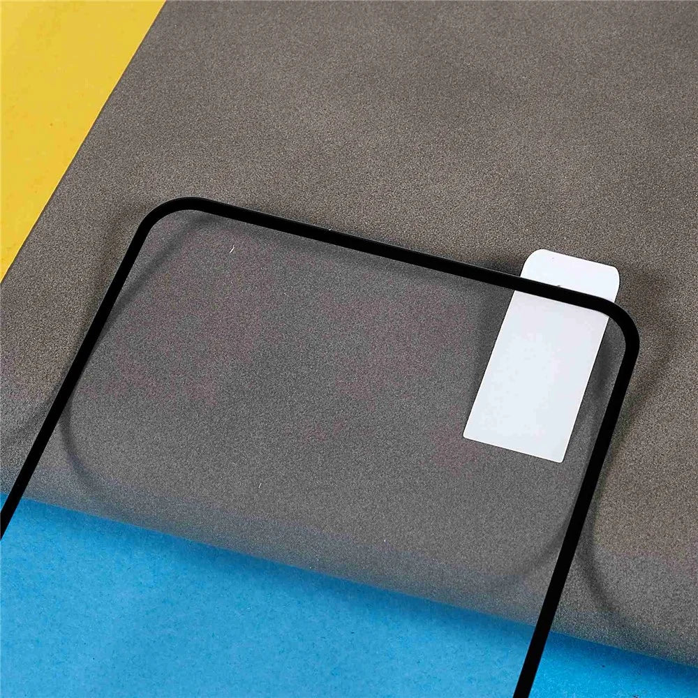 For Motorola Moto E32 4G Full Covering Anti-scratch Full Glue Silk Printing Tempered Glass Smartphone Screen Protector - 4