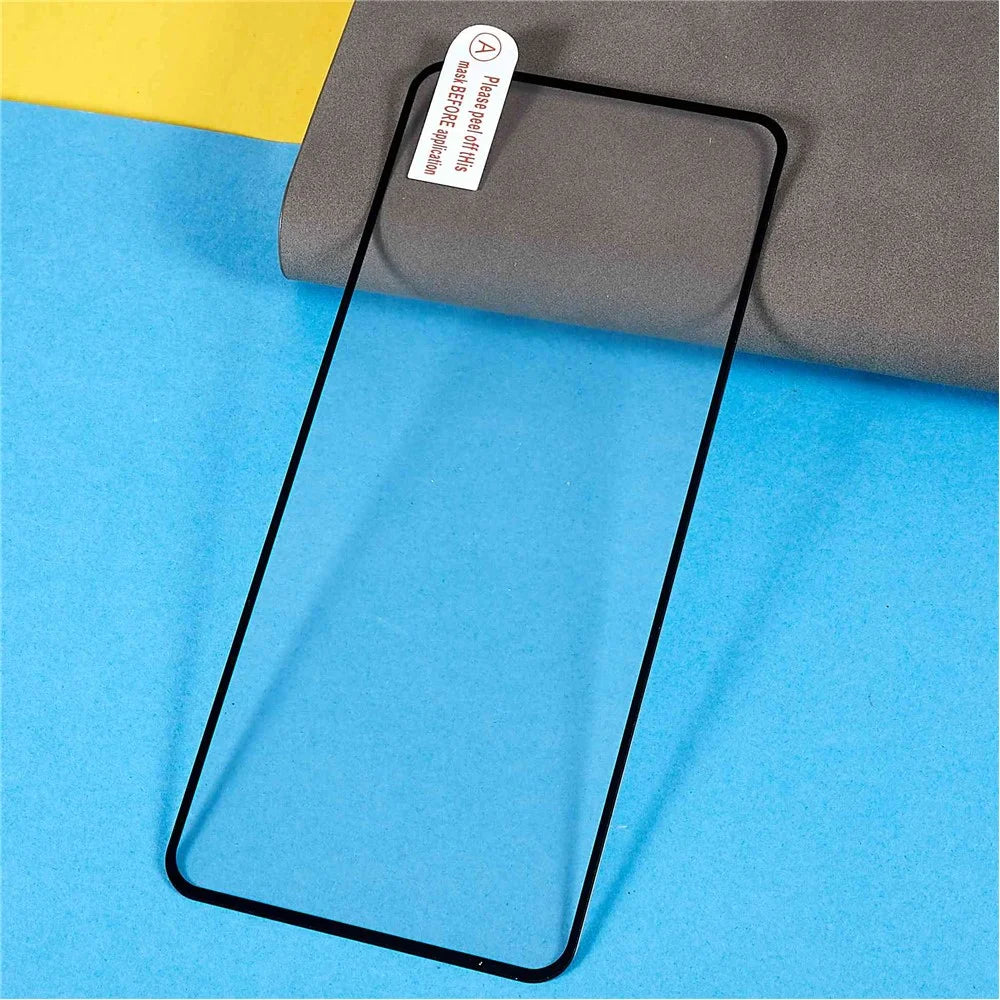 For Motorola Moto E32 4G Full Covering Anti-scratch Full Glue Silk Printing Tempered Glass Smartphone Screen Protector - 6