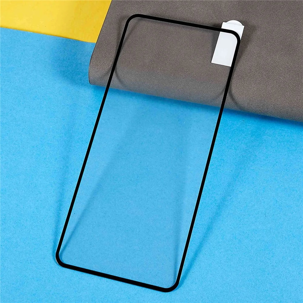 For Motorola Moto G22 Anti-explosion Full Glue Silk Printing Tempered Glass Full Covering Cell Phone Screen Protector - 3