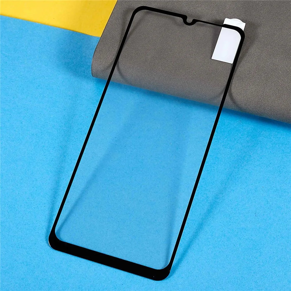 For Samsung Galaxy M13 4G Anti-fingerprint Full Covering Anti-scratch Full Glue Silk Printing Tempered Glass Phone Screen Film - 3