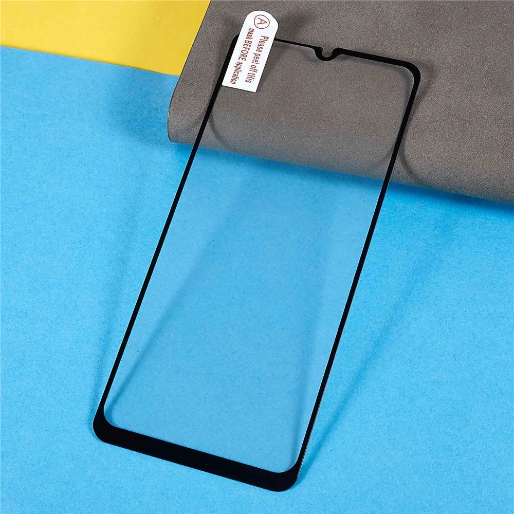 For Samsung Galaxy M13 4G Anti-fingerprint Full Covering Anti-scratch Full Glue Silk Printing Tempered Glass Phone Screen Film - 6