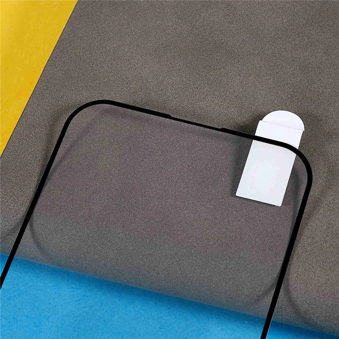 Phone Screen Protector for iPhone 14 Pro Max 6.7 inch, Silk Printing Full Coverage Scratch-resistant HD Clear Full Glue Tempered Glass Film - 4