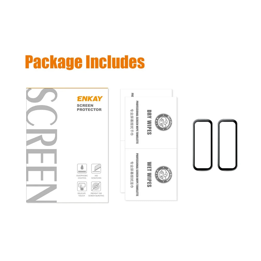 ENKAY HAT PRINCE 2Pcs / Set for Samsung Galaxy Fit2 Full Screen Protector 3D Curved Soft PC Edge + PMMA Ultra Clear Film - 6