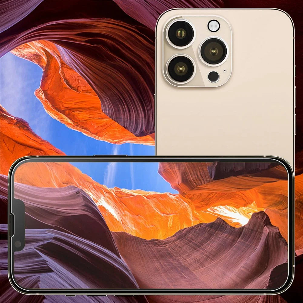 For iPhone 14 Pro Max 6.7 inch Ultra Clear Full Coverage Tempered Glass Screen Protector Sensitive Touch Anti-explosion Film + Precise Cutout Camera Lens Protector - 5
