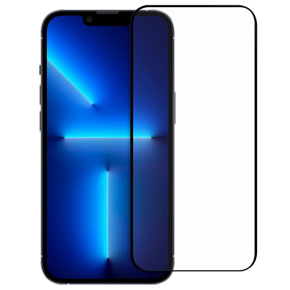 For iPhone 14 Plus 6.7 inch Sensitive-touch Tempered Glass Film Anti-explosion Black Edge Full Glue Full Screen Protector - 1
