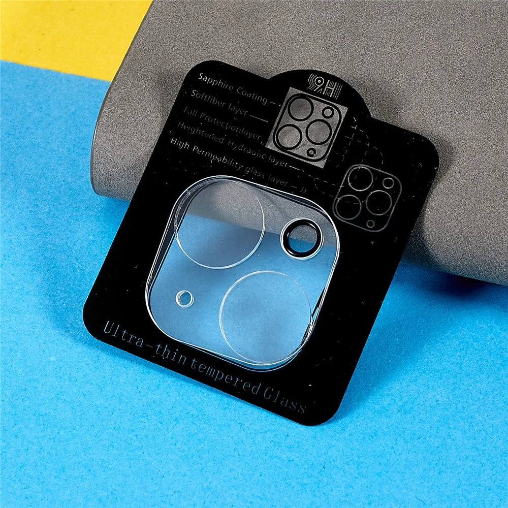 For iPhone 14 6.1 inch / 14 Plus 6.7 inch Ultra Clear Camera Lens Protector Anti-scratch Tempered Glass Film - 2