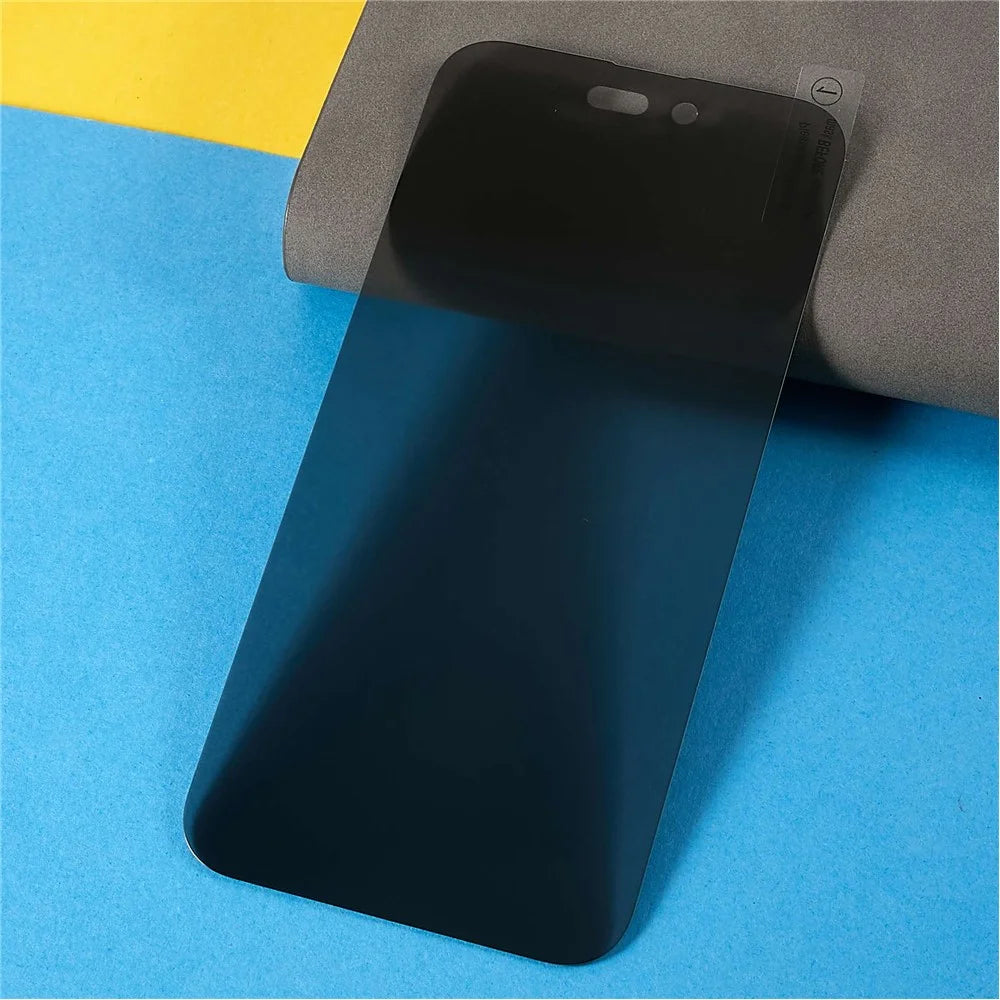 For iPhone 14 Pro Max 6.7 inch Anti-spy Anti-explosion Tempered Glass Full Glue Scratch-resistant HD Full Screen Covering Protector Film - 3