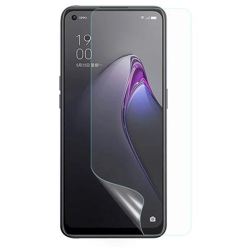 For Oppo Reno8 5G (Global Version) / Oppo Reno8 5G PET Soft Screen Protector Crystal Clarity Scratch-Resistant Protective Film - 1