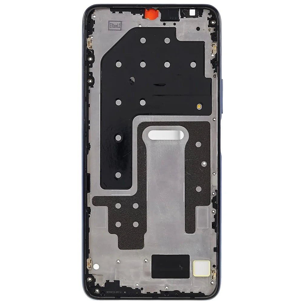 For Huawei Enjoy Z 5G / Enjoy 20 Pro 5G / Honor 30 Youth / 30 Lite OEM Front Housing Frame Repair Part (without Logo) - Blue - 2