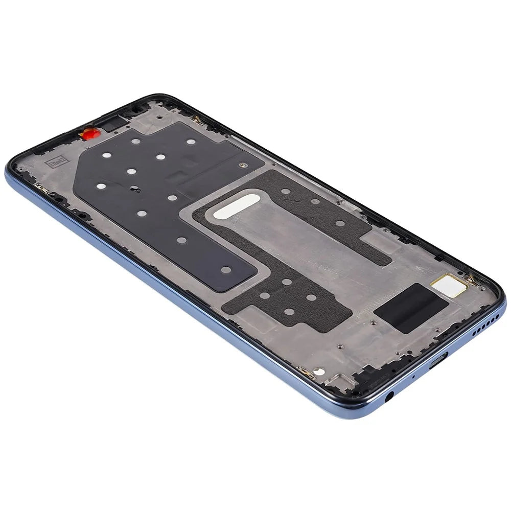 For Huawei Enjoy Z 5G / Enjoy 20 Pro 5G / Honor 30 Youth / 30 Lite OEM Front Housing Frame Repair Part (without Logo) - Blue - 4